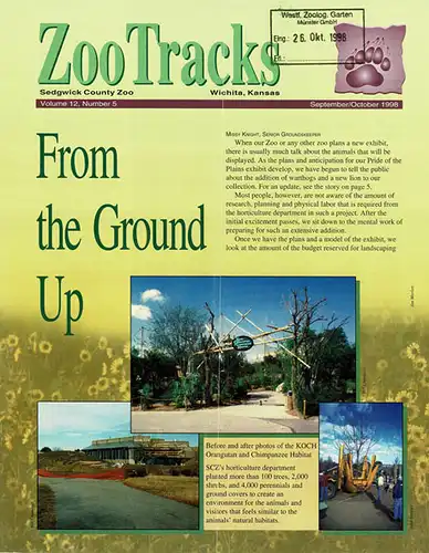 Zoo Tracks (Newsletter) Volume 12, No.5. 