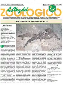 La Voz del Zoologico (Magazin) Jg. 5, No. 12, Dec 1993. 