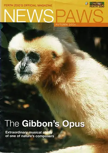 News Paws. Perth Zoo's Official Magazine. Autumn 2004. 