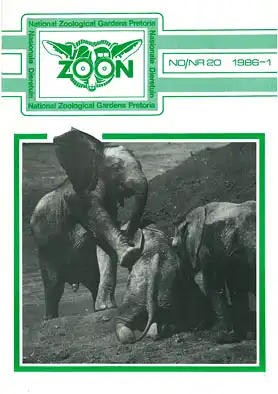 zoön 1986 - 1 (Nr. 20). 