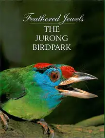Feathered Jewels. The Jurong BirdPark (blue-throated barbet). 