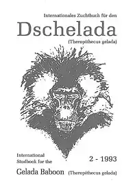 Internationales Zuchtbuch für den Dschelada (Theropithecus gelada) 2-1993. 