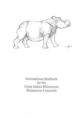 International Studbook for the Great Indian Rhinoceros, Fourth Ed., 1985. 