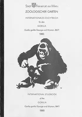 Int. Zuchtbuch für den Gorilla (Gorilla gorilla) 1985. 