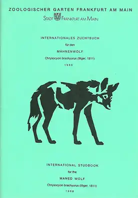 Int. Zuchtbuch für den Mähnenwolf. 