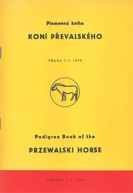 Pedigree Book of the Przewalski Horses 1979. 