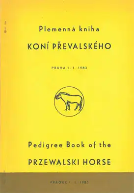 Pedigree Book of the Przewalski Horses 1983. 