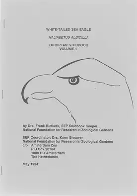 White-Tailed Sea Eagle. European Studbook Vol. 1. 