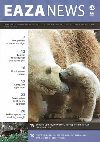 EAZA News, Nr. 66, 2009. 