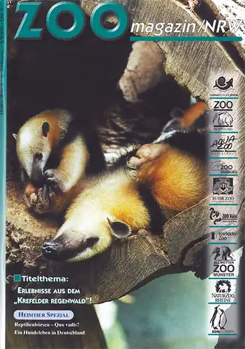 ZOOmagazin NRW Herbst/ Winter 2000 (Themen u. a.: Regenwaldhaus im Krefelder Zoo, Orang - Utan - Anlage im Allwetterzoo, Kraniche im Zoo Wuppertal, Pinguine im...