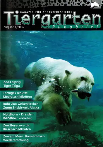 Tiergarten Rundbrief Ausgabe 1/2004 - Erstausgabe. 