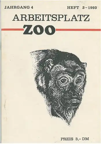 Arbeitsplatz Zoo Heft 3-93. 