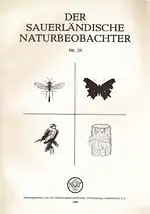 Der sauerländische Naturbeobachter Nr. 20, 1988. 