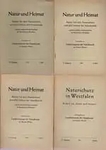 Natur und Heimat. Blätter für den Naturschutz und alle Gebiete der Naturkunde, zugleich amtliches Nachrichtenblatt für Naturschutz in der Provinz Westfalen. 11. Jahrgang, Hefte 1, 2, 3 und Beiheft: Naturschutz in Westfalen. 