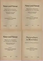 Natur und Heimat. Blätter für den Naturschutz und alle Gebiete der Naturkunde, zugleich amtliches Nachrichtenblatt für Naturschutz in der Provinz Westfalen. 12. Jahrgang, Hefte 1, 2, 3 und Beiheft: Naturschutz in Westfalen. 