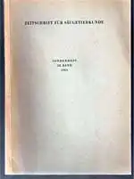 Zeitschrift für Säugetierkunde, Sonderheft, 28. Band - Glossarium Europae Mammalium Terrestrium. 