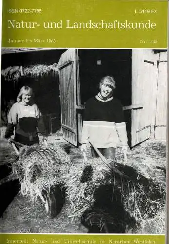 Natur- und Landschaftskunde in Westfalen Jahrgang 1985. 
