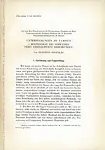 Untersuchungen an Tarsius. I. Morphologie des Schwanzes nebst ethologischen Bemerkungen. (Folia Primatologica - Volume 3) Sonderdruck. 