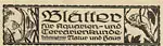Blätter für Aquarien- und Terrarienkunde, vereinigt mit Natur und Haus, 37. Jg. (1926) Hefte 2-7, 9-17,19,21,22. 