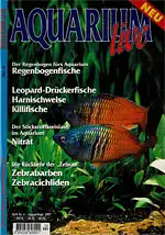 Aquarium live. Das moderne Süsswasser-Magazin. Nr. 4 August/ September 1997. 