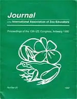 Journal of the International Association of Zoo Educators, Proceedings ot the 10th IZE Congress, Antwerp 1990, Number 25, 1992. 