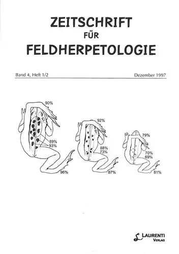 Zeitschrift für Feldherpetologie. Band 4, Heft 1/2. 