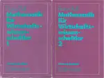 Mathematik für Wirtschaftswissenschaftler Band 1 und 2 (Vieweg Studium Nr. 38 und 39). 