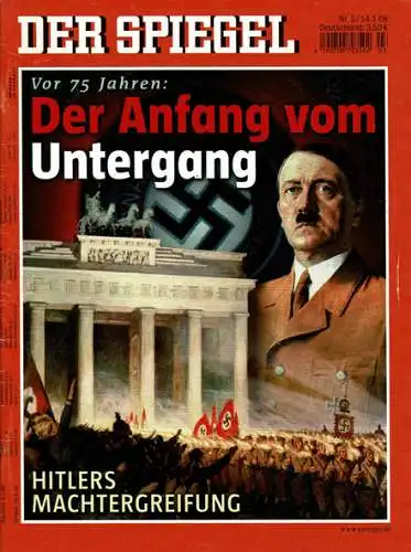Der Spiegel, Nr. 03/2008. Vor 75 Jahren: Der Anfang vom Untergang. 