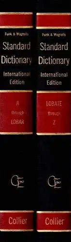 Standard Dictionary International Edition / Volume one and two. 