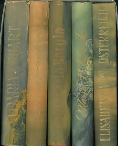 Maria Walewska, Maria Stuart, Lucrezia Borgia, Elisabeth von Österreich, Anna Pawlowa. 