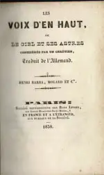 Les Voix d'en Haut ou le Ciel et ses Astres. 