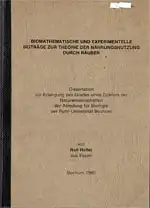 Biomathematische und experimentelle Beiträge zur Theorie der Nahrungsnutzung durch Räuber. 