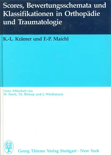 Scores, Bewertungsschemata und Klassifikationen in Orthop?die und Traumatologie. 