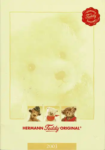 Hermann Teddy Original Katalog 2003. 