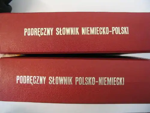 Podreczny slownik polsko-niemiecki / niemiecko-polski (Handw?rterbuch Polnisch-Deutsch / Deutsch-Polnisch), 2 Bde. 