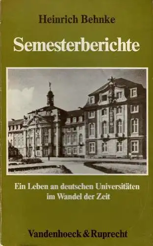 Semesterberichte. 