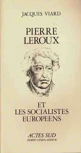 Pierre Leroux et socialistes européens. 