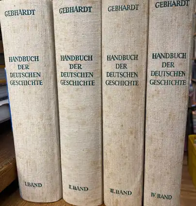 Handbuch der deutschen Geschichte, 4 Bde. komplett. 