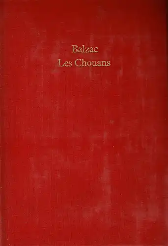 Les Chouans ou la Bretagne en 1799. 