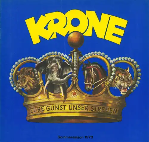 Circus Krone - Programmheft 1970. 
