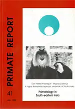Primate Report 41. Primatology in South-eastern Asia. 