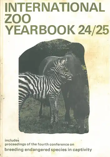 International Zoo Yearbook, vol 24/25,  Breeding endangered Species in Captivity. 