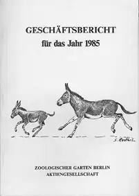 Gesch„ftsbericht fr das Jahr 1985. 