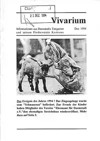 Vivarium Dez. 1994. 