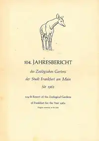 104. Jahresbericht 1962. 