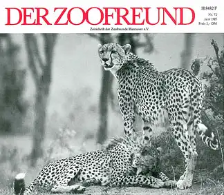 Der Zoofreund - Zeitschrift d. Zoofreunde Hannover; Nr. 72. 