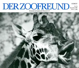Der Zoofreund - Zeitschrift d. Zoofreunde Hannover; Nr. 78. 