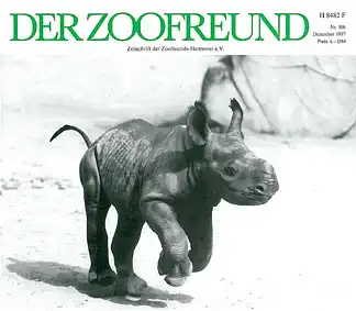 Der Zoofreund - Zeitschrift d. Zoofreunde Hannover; Nr. 106. 