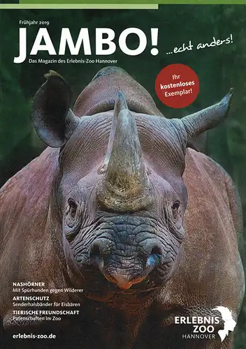 Jambo!, das Magazin des Erlebnis-Zoo Hannover, Fr?hjahr 2019. 