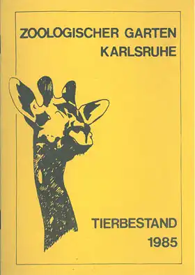 Tierbestand 1985. 